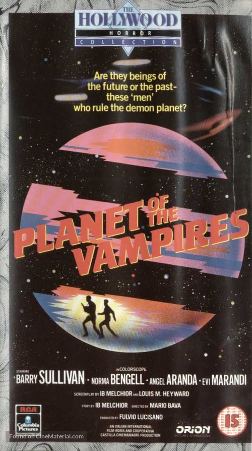 Terrore nello spazio - British VHS movie cover