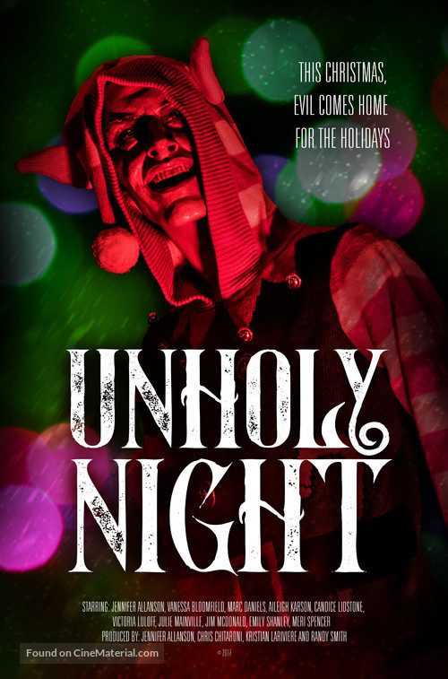 Unholy Night - Canadian Movie Poster