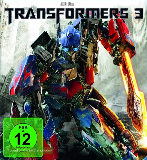 Transformers: Dark of the Moon - German Blu-Ray movie cover