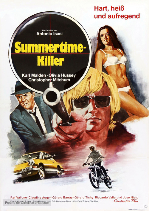 Un verano para matar - German Movie Poster