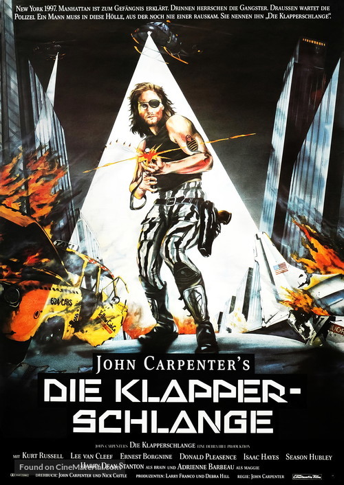 Escape From New York - German Movie Poster