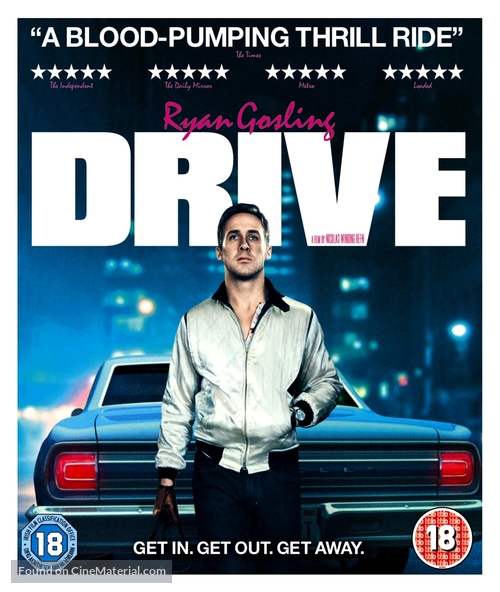Drive - British Blu-Ray movie cover