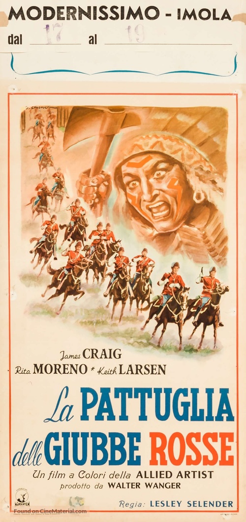 Fort Vengeance - Italian Movie Poster