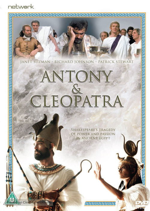 Antony and Cleopatra - British DVD movie cover