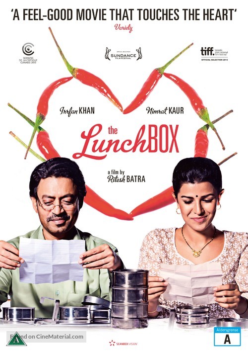 The Lunchbox - Danish DVD movie cover
