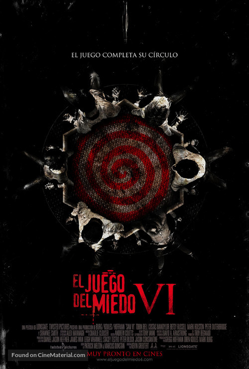 Saw VI - Chilean Movie Poster