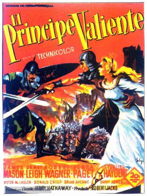 Prince Valiant - Spanish Movie Poster