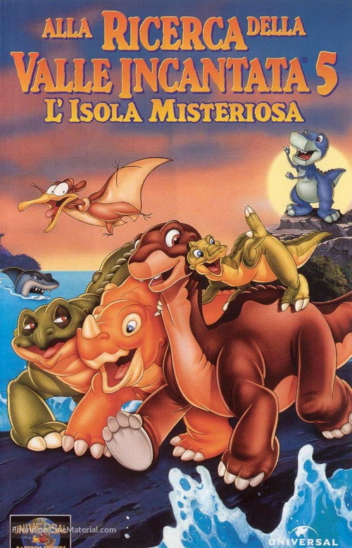 The Land Before Time 5 - Italian VHS movie cover