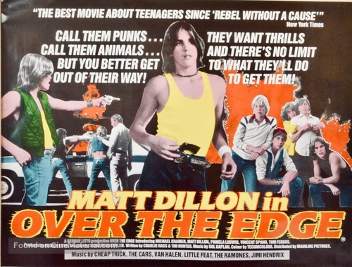 Over the Edge - British Movie Poster