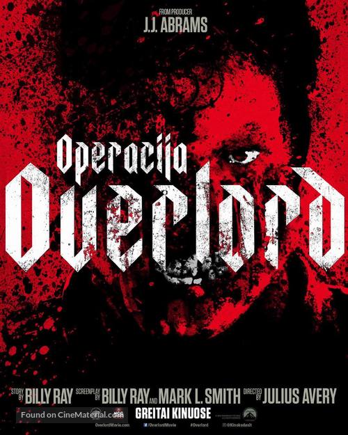 Overlord - Lithuanian Movie Poster