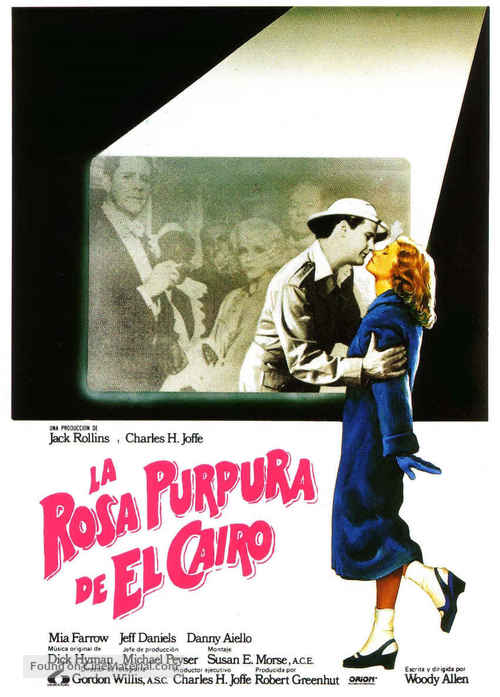 The Purple Rose of Cairo - Spanish Movie Poster