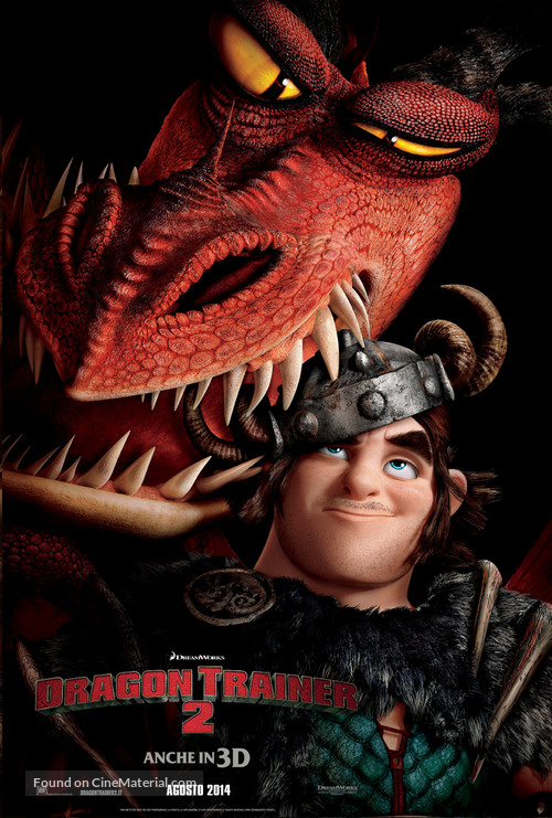 How to Train Your Dragon 2 - Italian Movie Poster