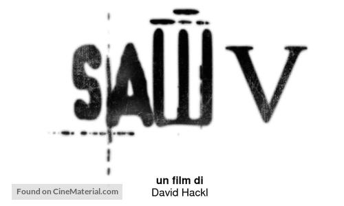 Saw V - Italian Logo