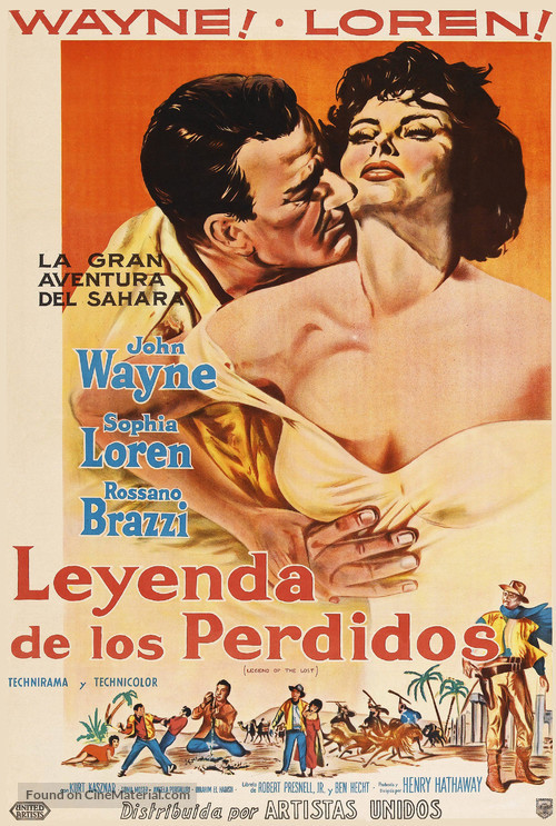 Legend of the Lost - Argentinian Movie Poster