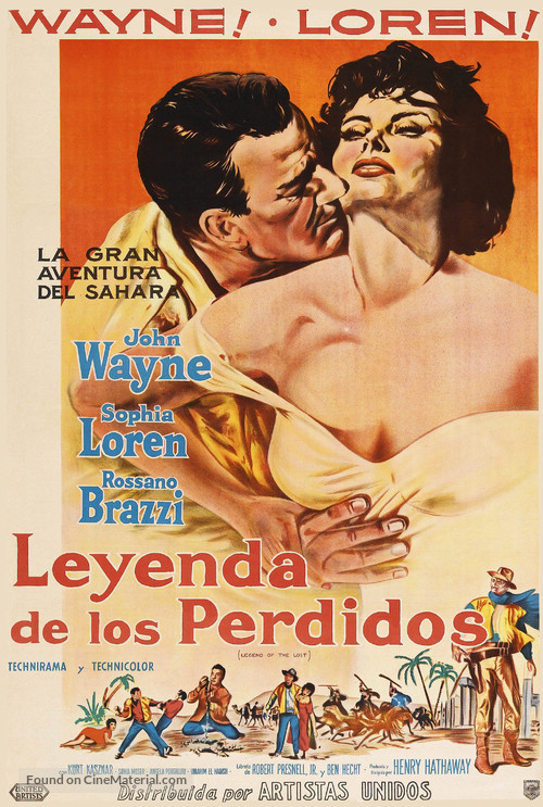 Legend of the Lost - Argentinian Movie Poster