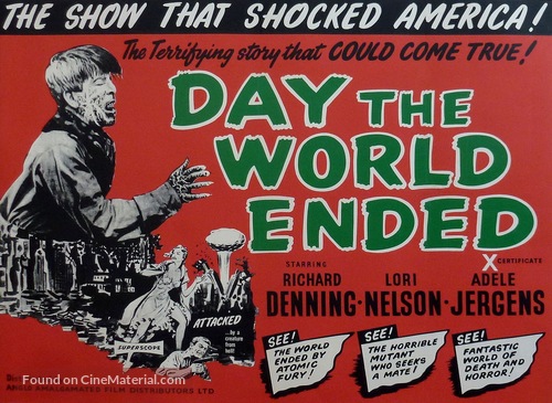 Day the World Ended - British Movie Poster
