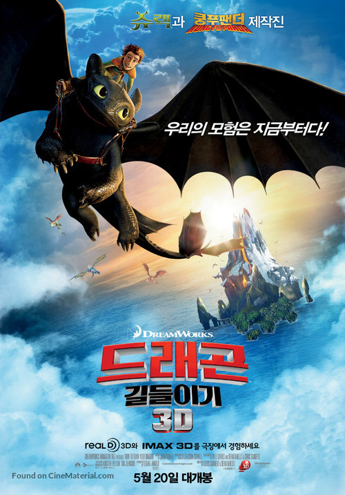 How to Train Your Dragon - South Korean Movie Poster