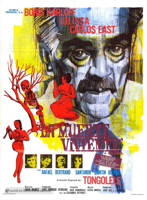La muerte viviente - Mexican Movie Poster