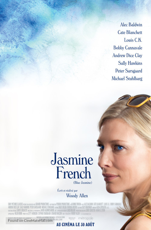 Blue Jasmine - Canadian Movie Poster