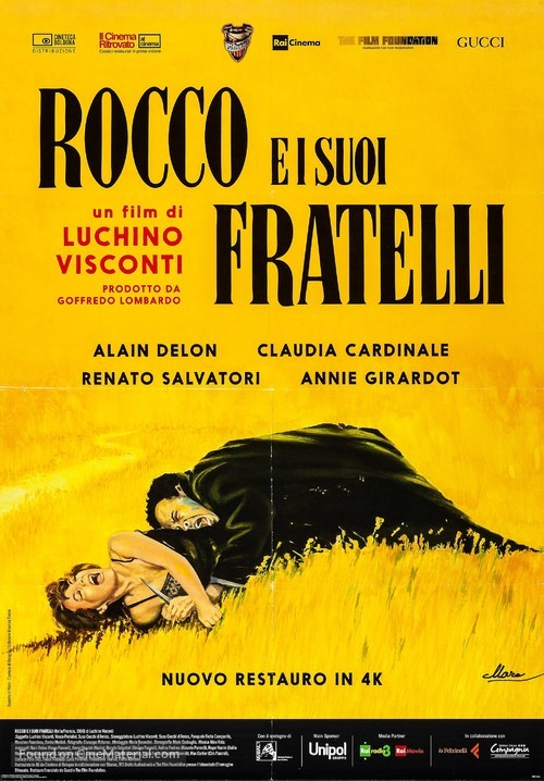 Rocco e i suoi fratelli - Italian Re-release movie poster