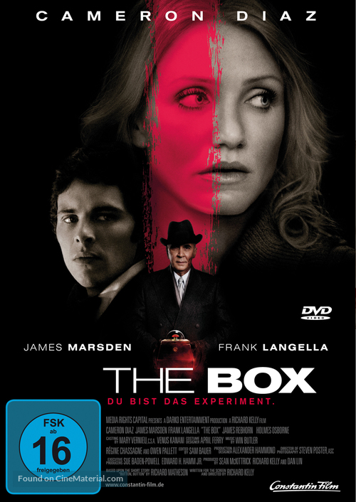 The Box - German DVD movie cover