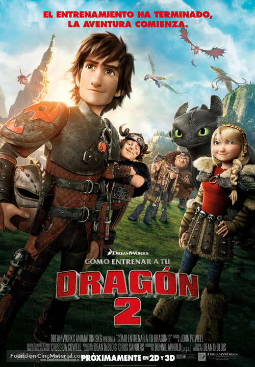 How to Train Your Dragon 2 - Spanish Movie Poster