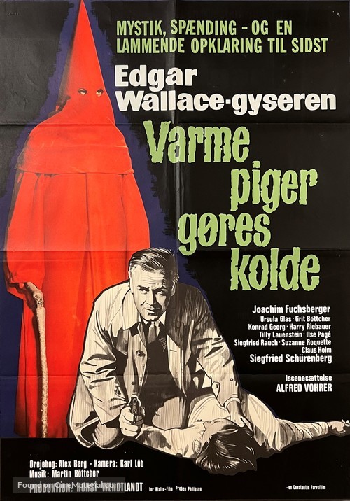 Der M&ouml;nch mit der Peitsche - Danish Movie Poster