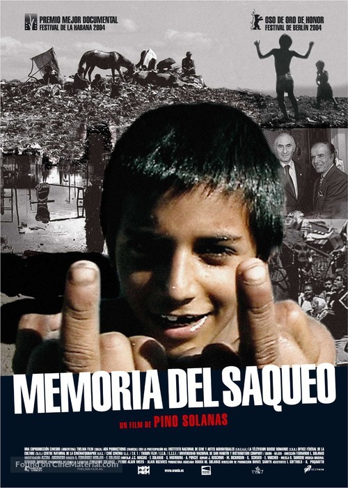 Memoria del saqueo - Spanish poster
