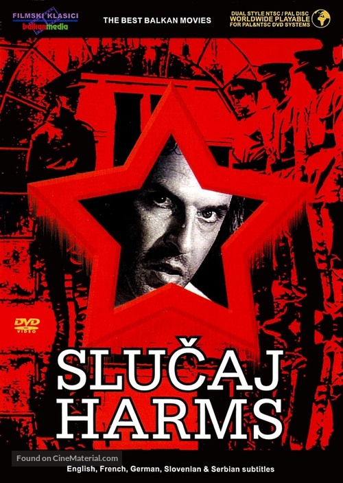 Slucaj Harms - Yugoslav DVD movie cover