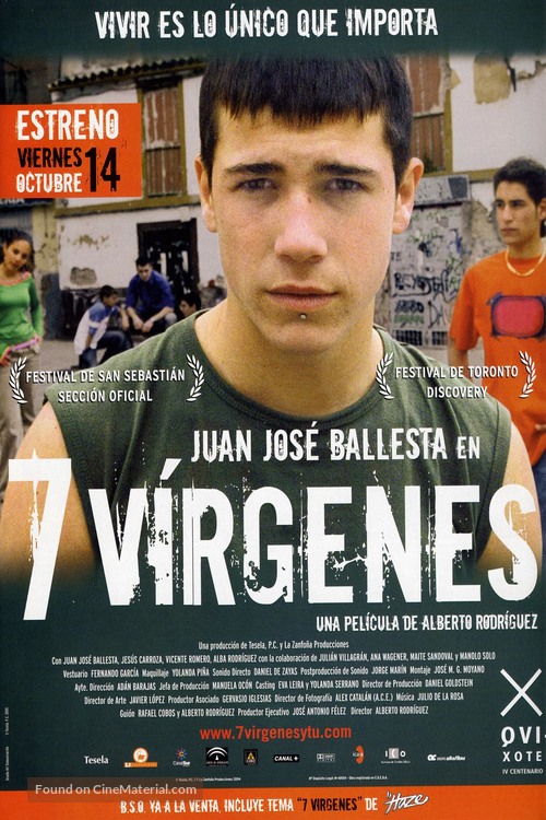 7 v&iacute;rgenes - Spanish Movie Poster