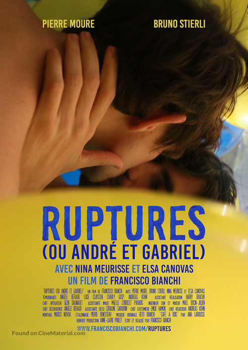 Ruptures (ou Andr&eacute; et Gabriel) - French Movie Poster