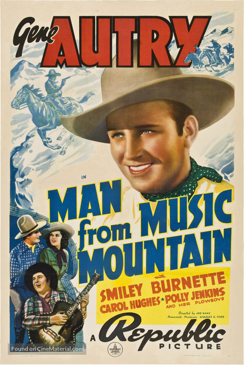 Man from Music Mountain - Movie Poster