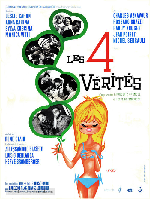 Les quatre v&eacute;rit&eacute;s - French Movie Poster