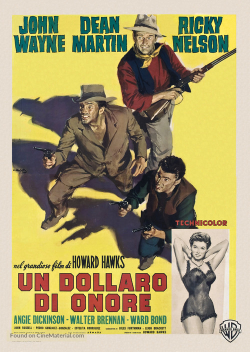 Rio Bravo - Italian Theatrical movie poster