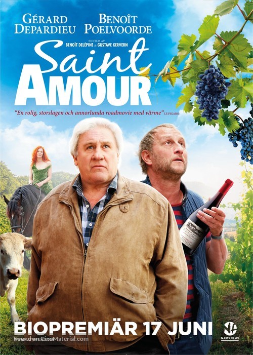 Saint Amour - Swedish Movie Poster