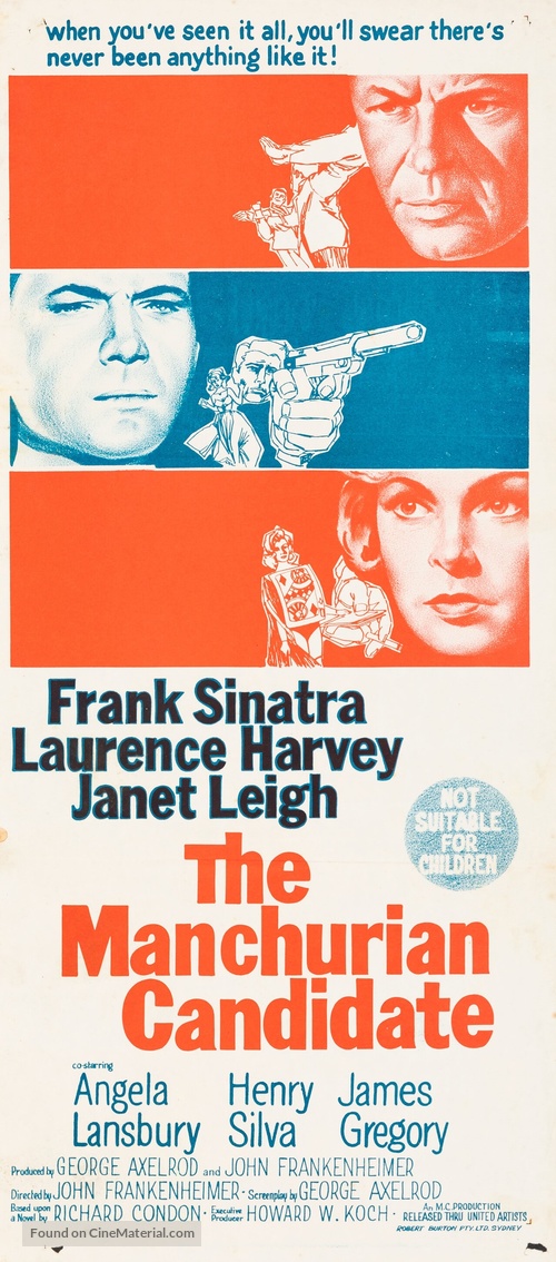 The Manchurian Candidate - Australian Movie Poster