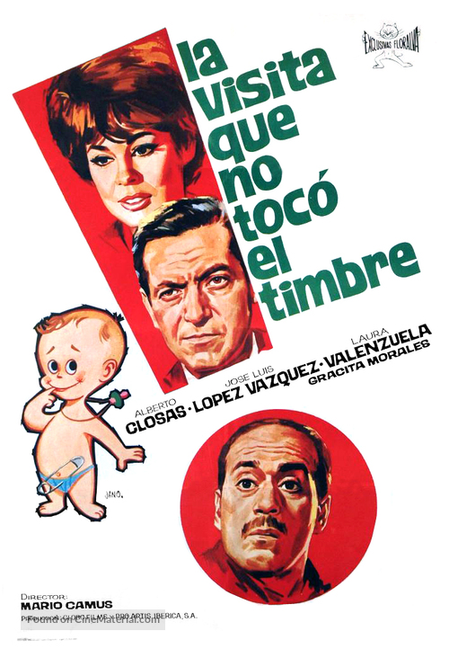 La visita que no toc&oacute; el timbre - Spanish Movie Poster