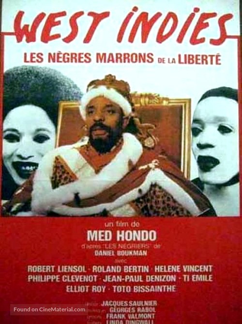 West Indies - French Movie Poster