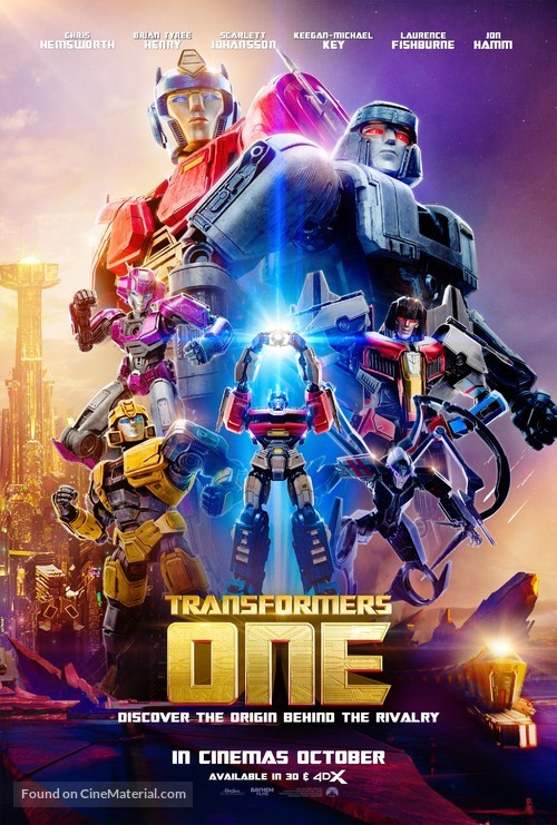 Transformers One - British Movie Poster