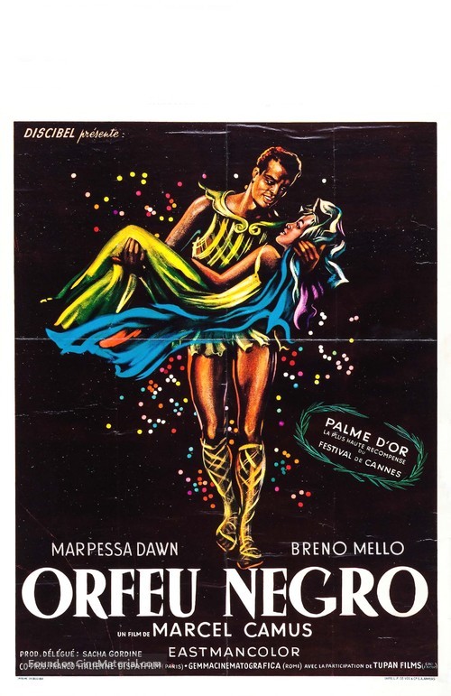 Orfeu Negro - Belgian Movie Poster