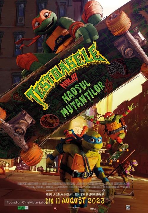 Teenage Mutant Ninja Turtles: Mutant Mayhem - Romanian Movie Poster
