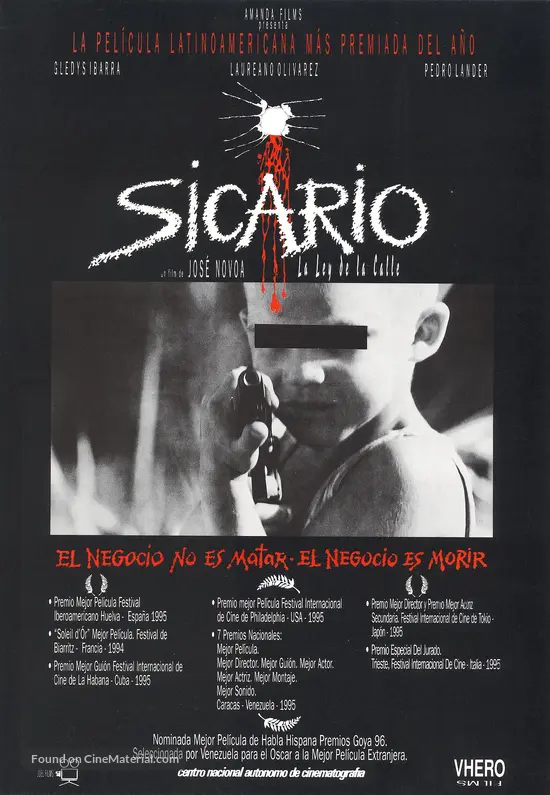 Sicario 1994 Spanish Movie Poster