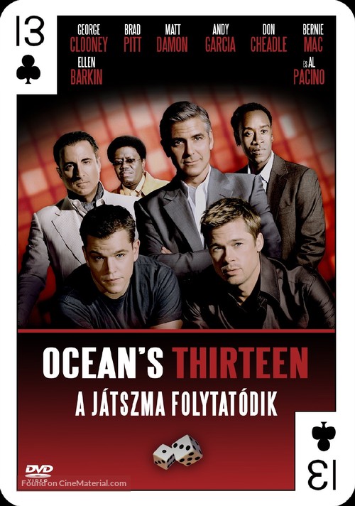 Ocean&#039;s Thirteen - Hungarian Movie Cover