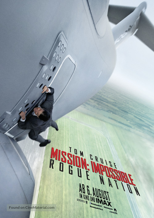 Mission: Impossible - Rogue Nation - German Movie Poster