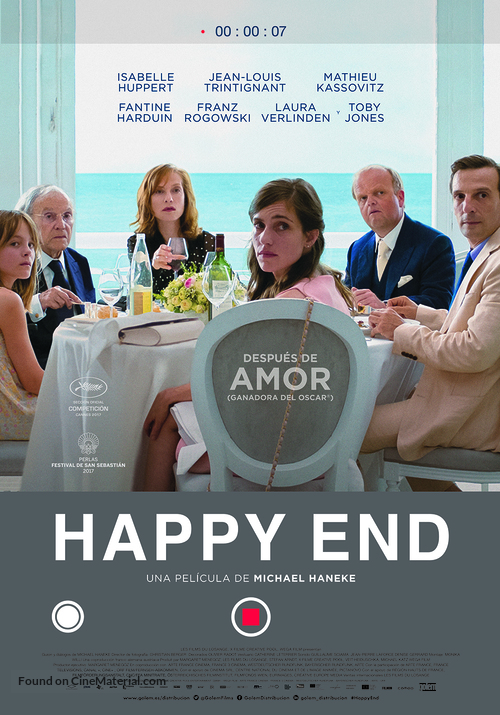 Happy End - Spanish Movie Poster