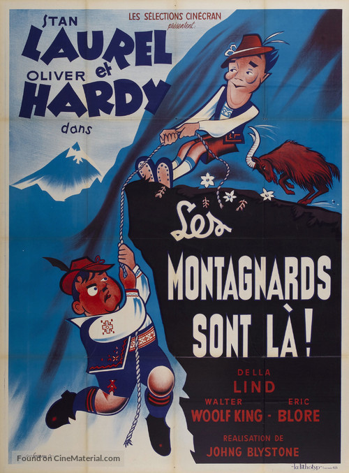 Swiss Miss - French Movie Poster