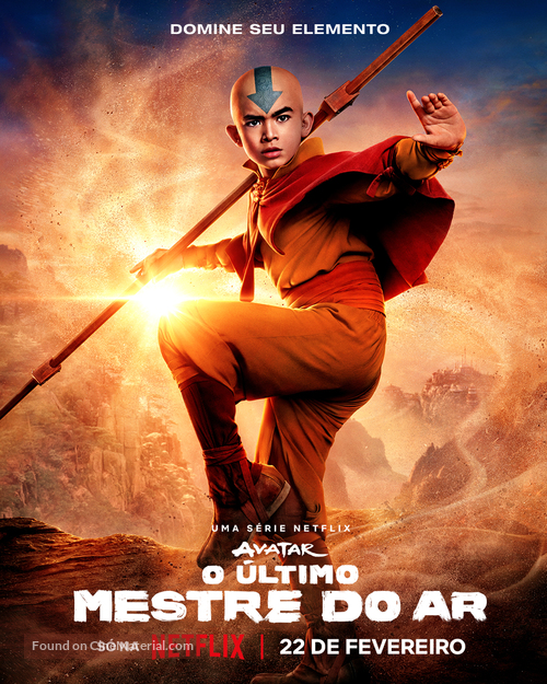 &quot;Avatar: The Last Airbender&quot; - Brazilian Movie Poster