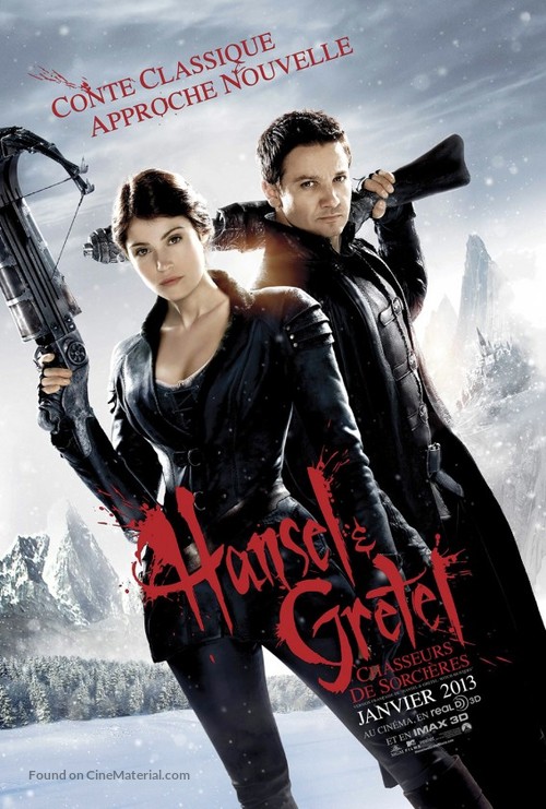 Hansel &amp; Gretel: Witch Hunters - Canadian Movie Poster
