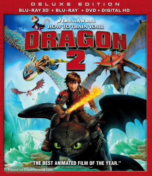 How to Train Your Dragon 2 - Blu-Ray movie cover