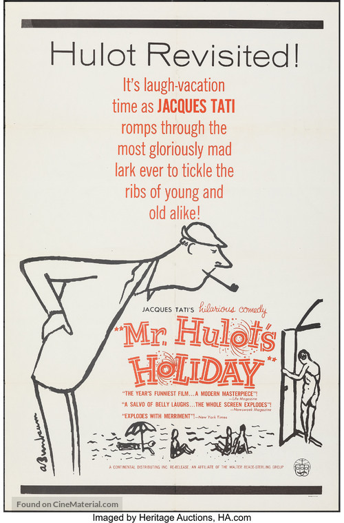 Les vacances de Monsieur Hulot - Re-release movie poster